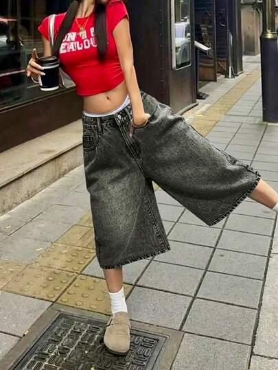 CZARNE SPODNIE JEANS