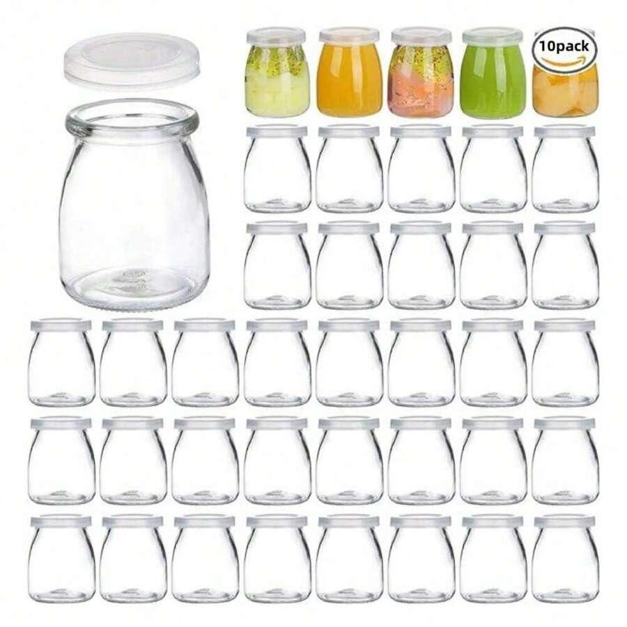 szklane słoiki 10-pack