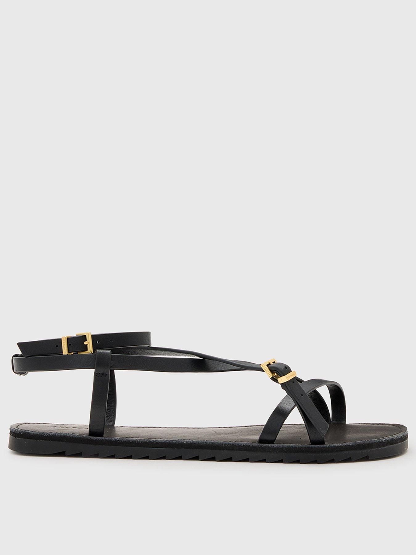 ALLSAINTS SANDAŁY PŁASKIE TYLA W097FC-00005-480