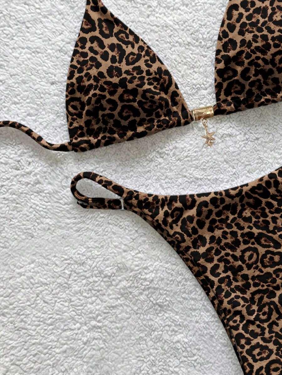 dwuCZĘŚCIOWY STRÓJ KĄPIELOWY animal print