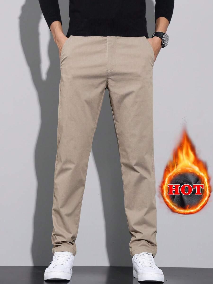 beżowe spodnie casual