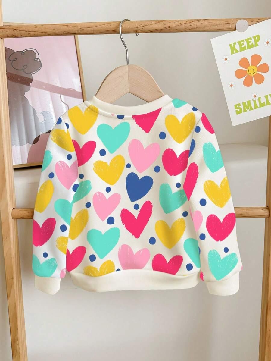 bluza print serca