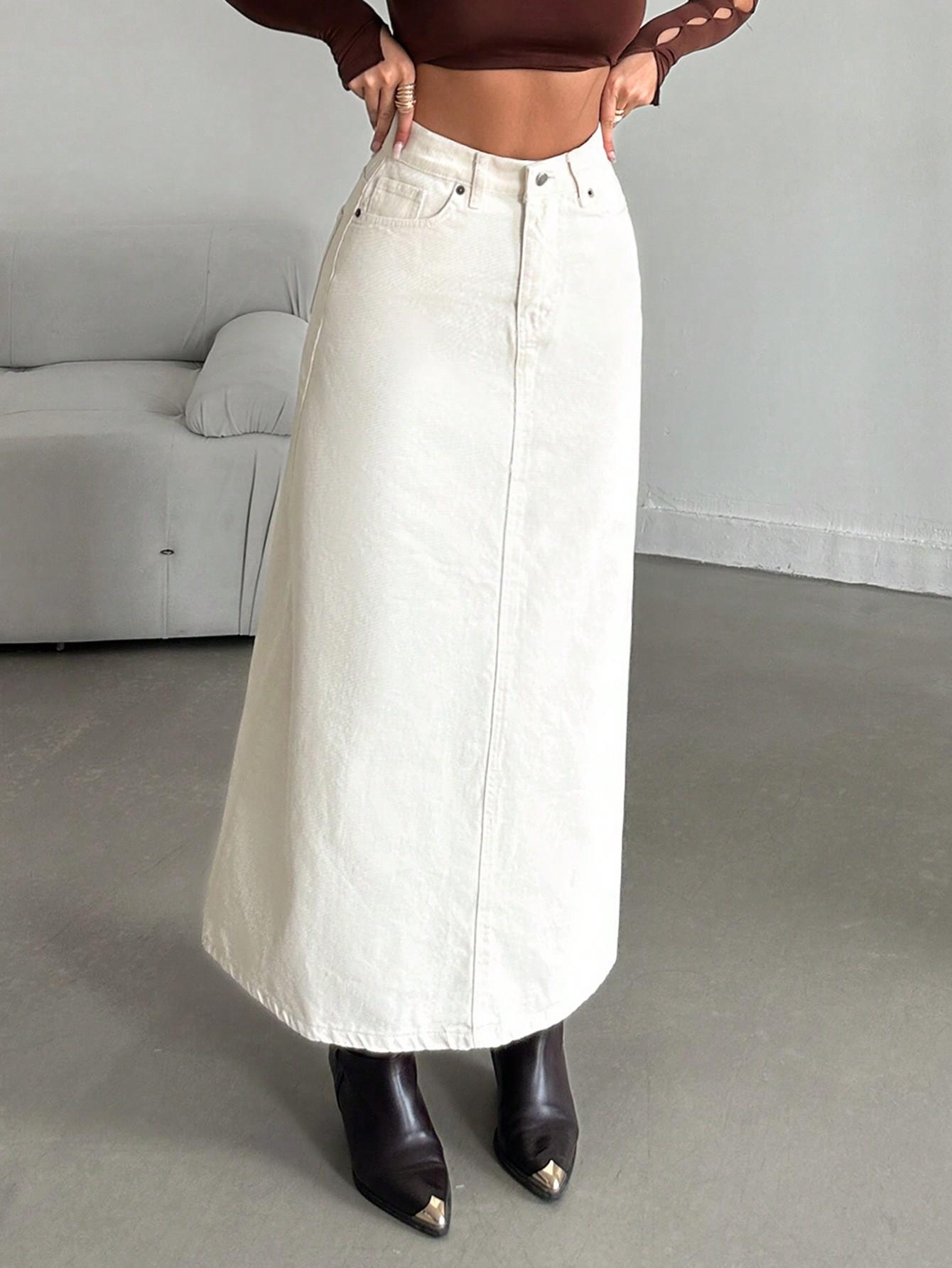 MAXI SPÓDNICA JEANS