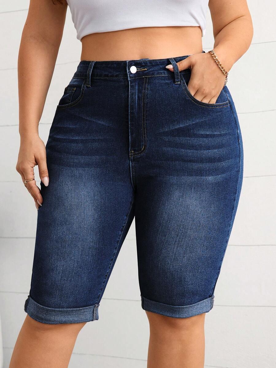 krótkie spodenki jeans