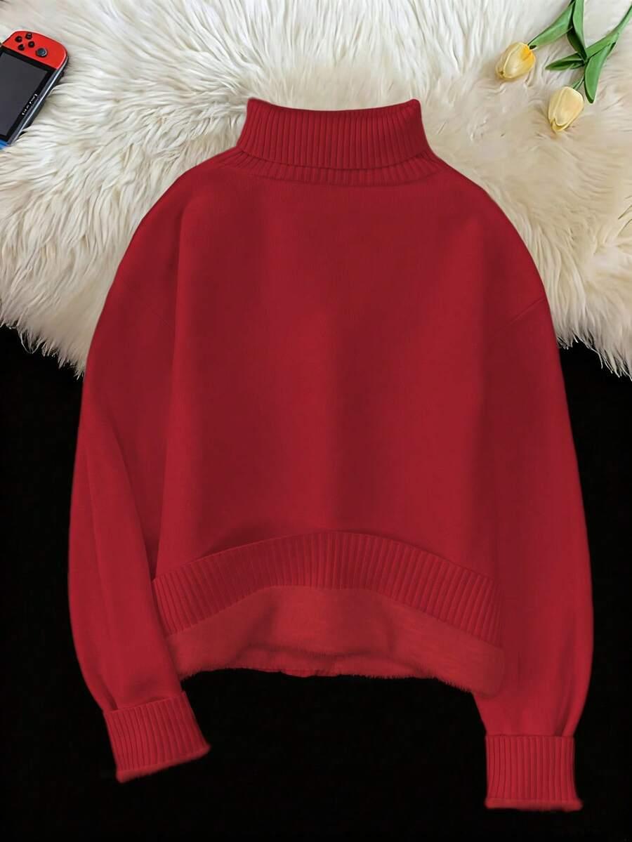 CZERWONY SWETER GOLF