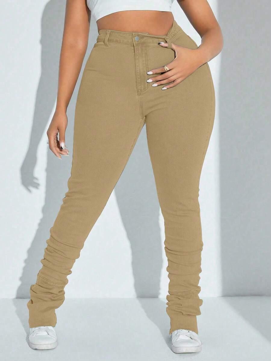 SPODNIE JEANS WYSOKI STAN