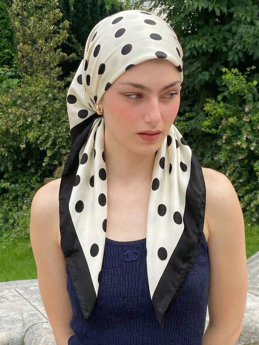 chusta w groszki