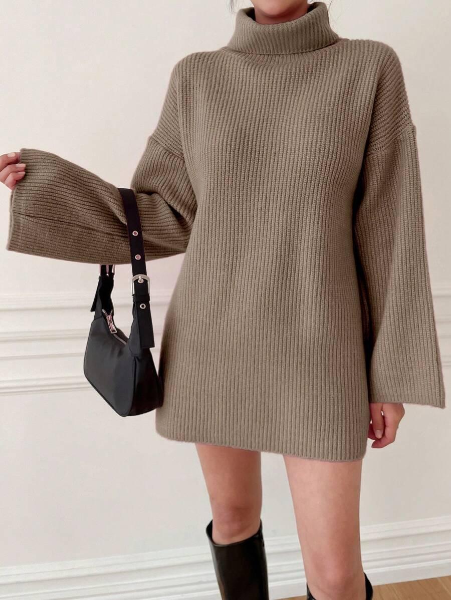 SWETER Z GOLFEM OVERSIZED