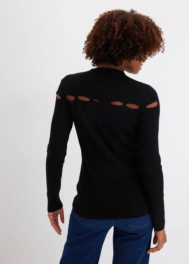 SWETER Z WYCIĘCIAMI
