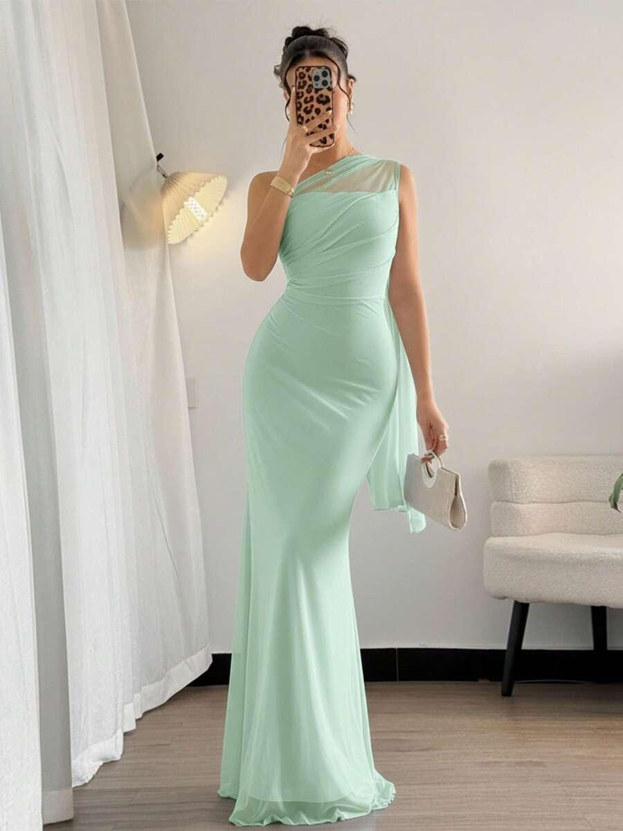 ZIELONA MAXI SUKIENKA