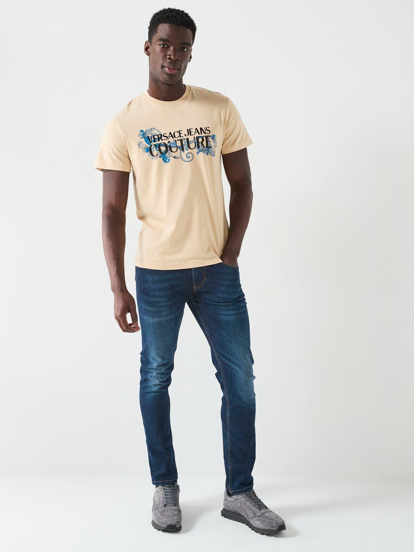 VERSACE JEANS COUTURE T-SHIRT LOGO SLIM FIT 78GAHC05