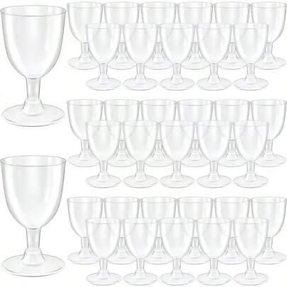 ZESTAW PLASTIKOWYCH KIELISZKÓW DO SZAMPANA 20-PACK