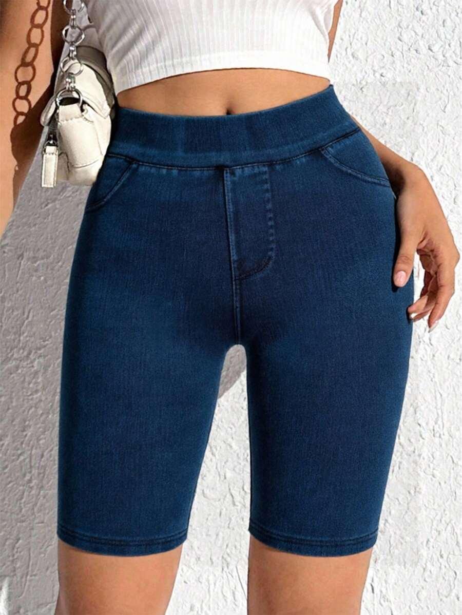 LEGGINSY Z WYSOKIM STANEM I NADRUKIEM 
