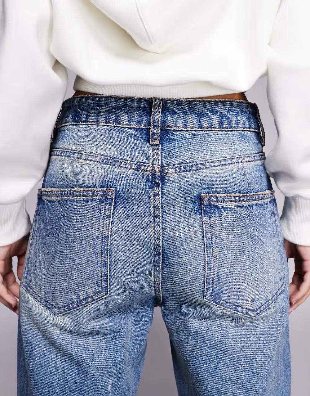 NIEBIESKIE SPODNIE JEANS
