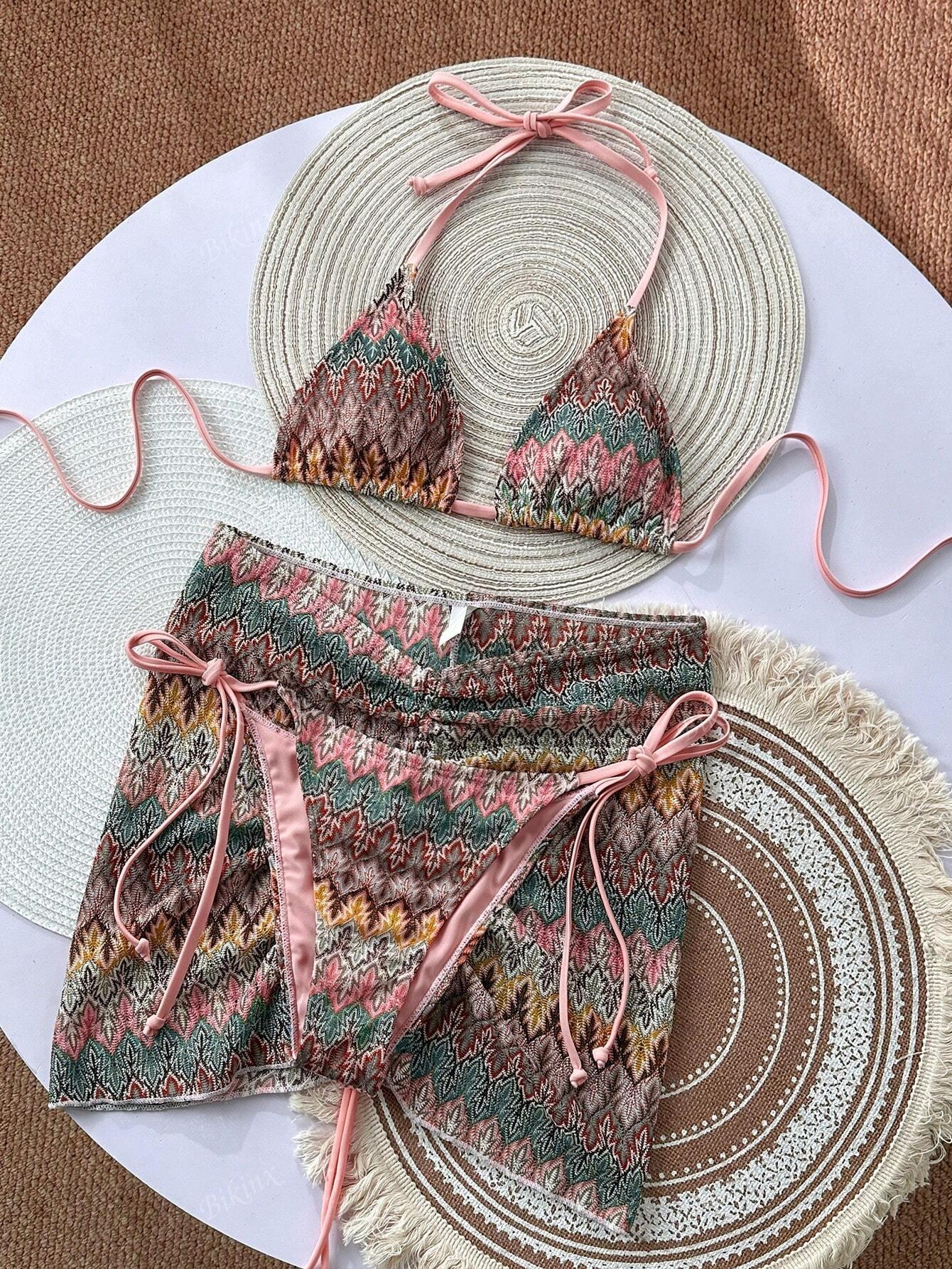 góra od bikini spódnica komplet