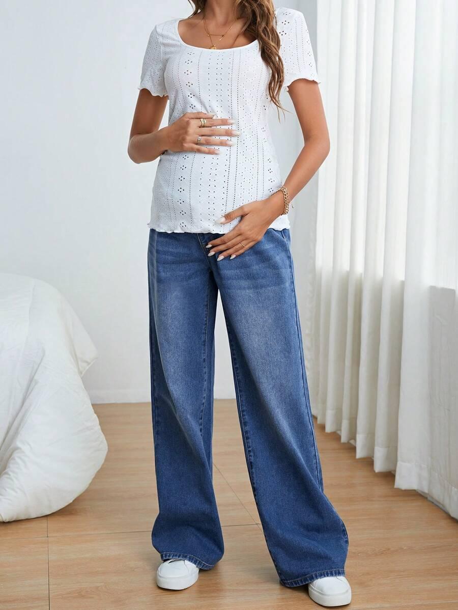 NIEBIESKIE SPODNIE JEANS 