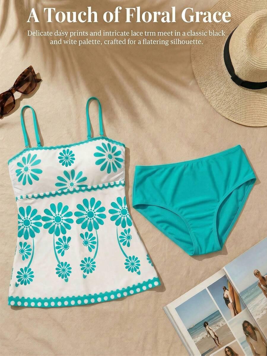 dwuczęściowy strój kąpielowy tankini