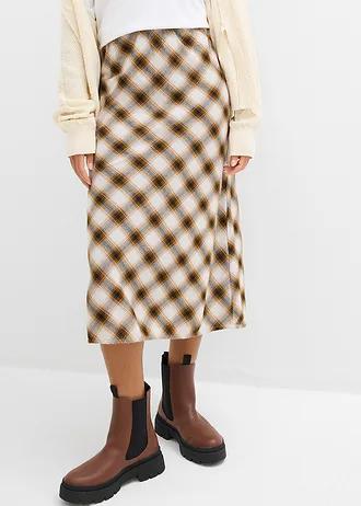 FLANELOWA SPÓDNICA MIDI