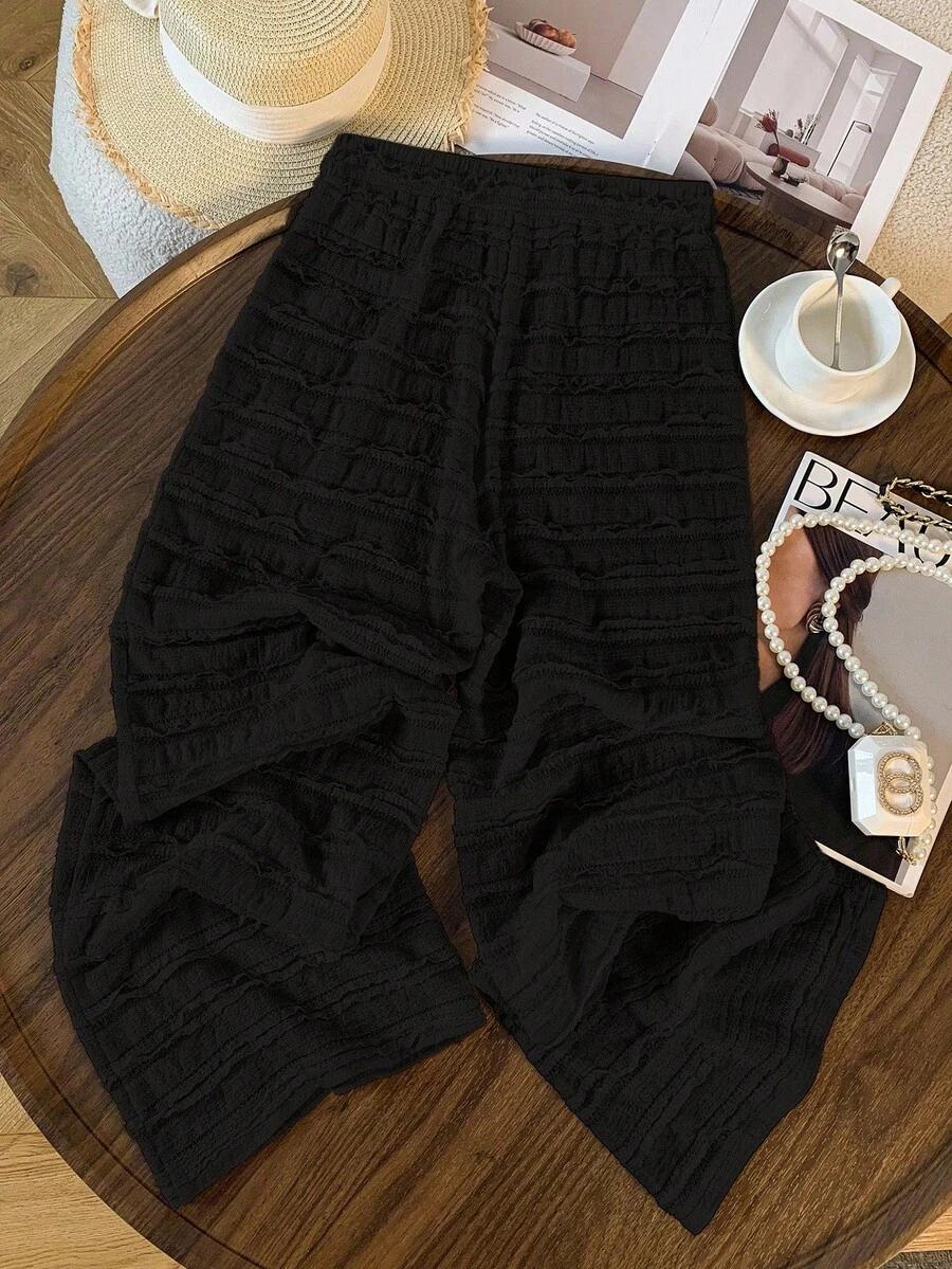 CZARNE SPODNIE CASUAL