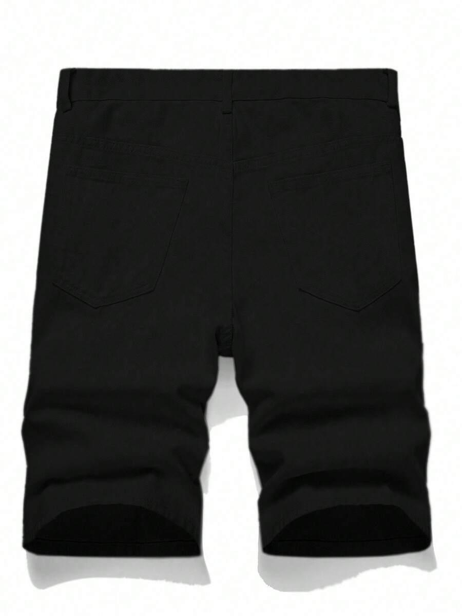 czarne spodenki jeans
