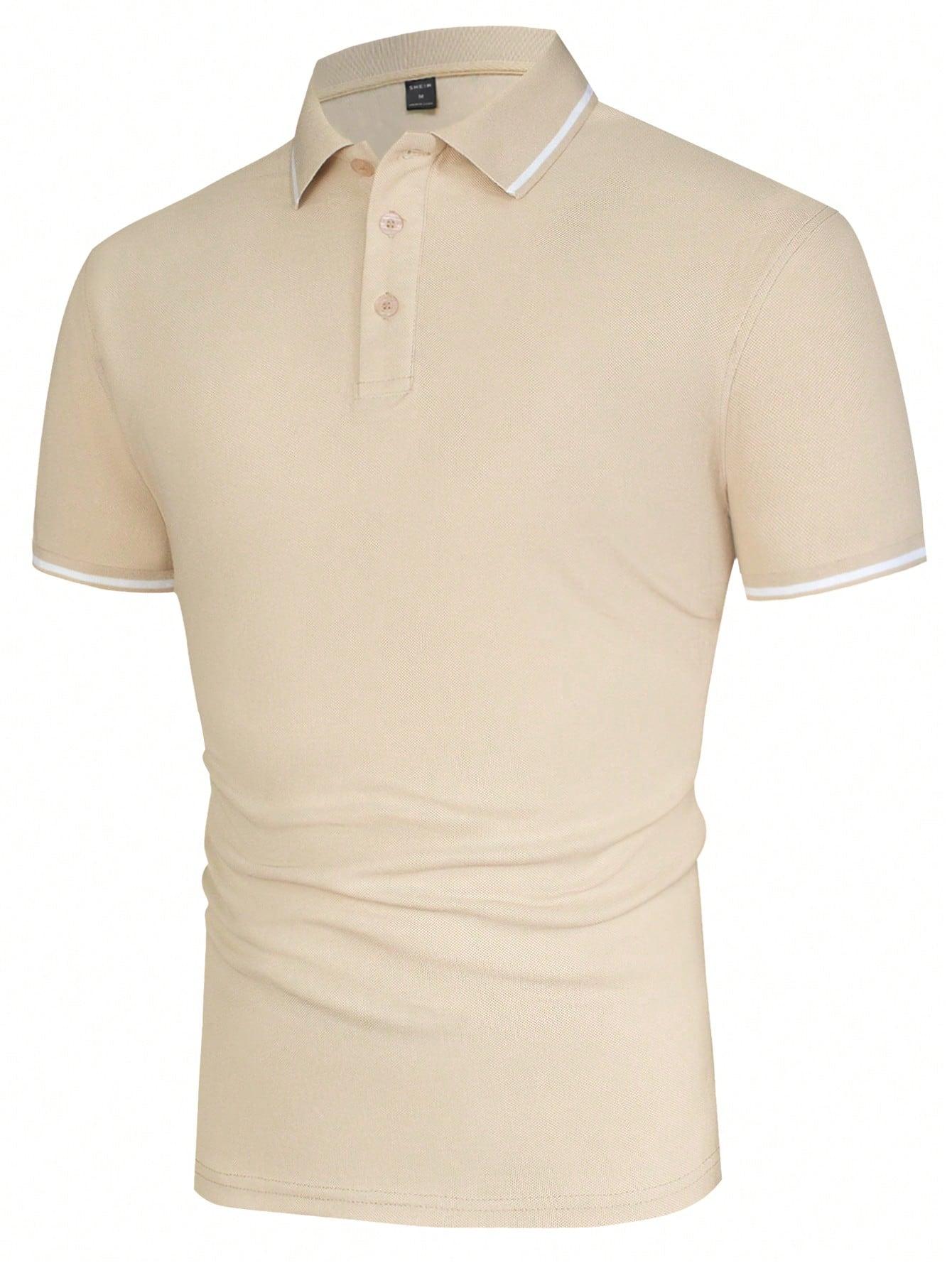 beżowa koszulka polo