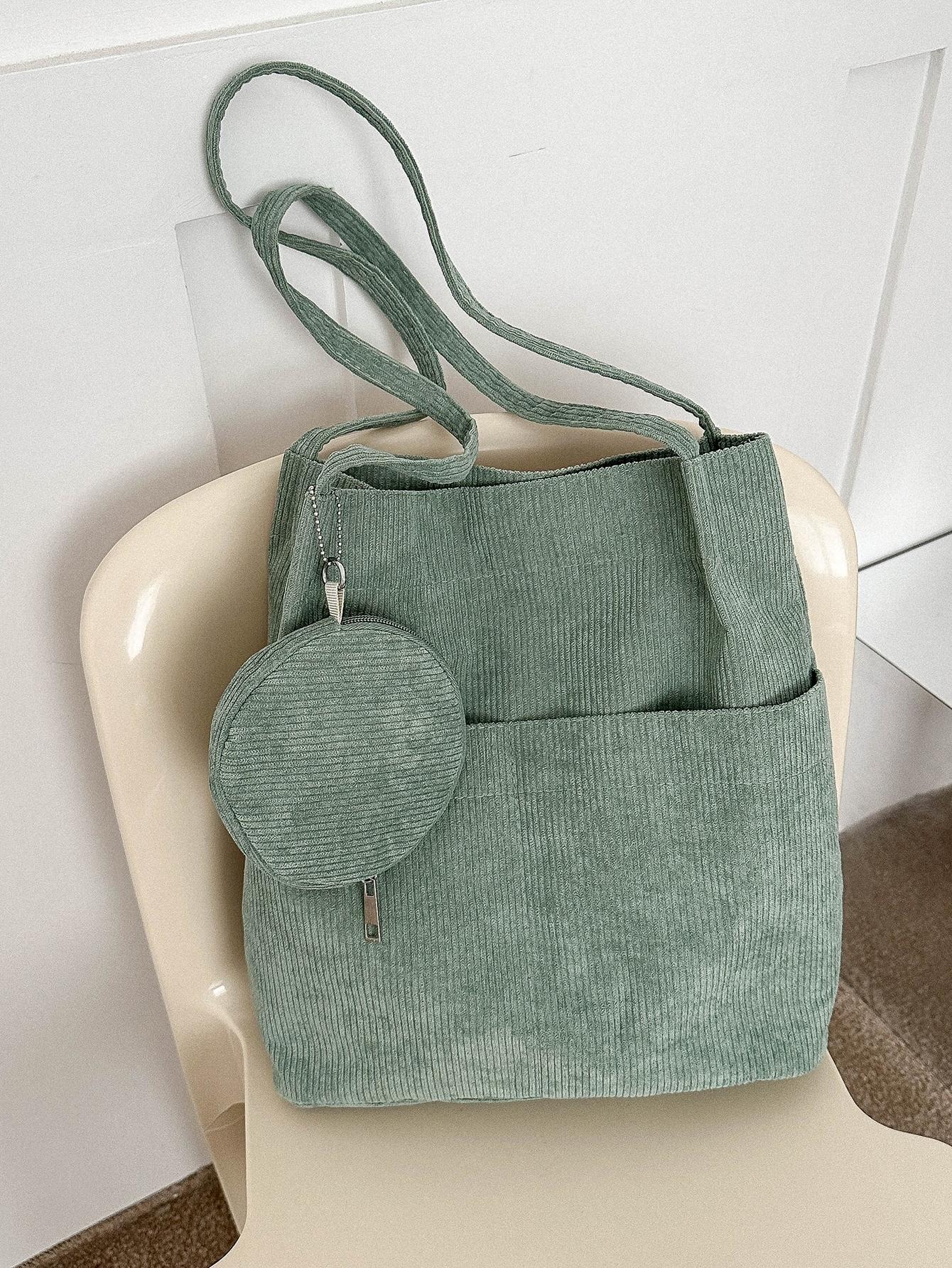 miętowa torebka shopper