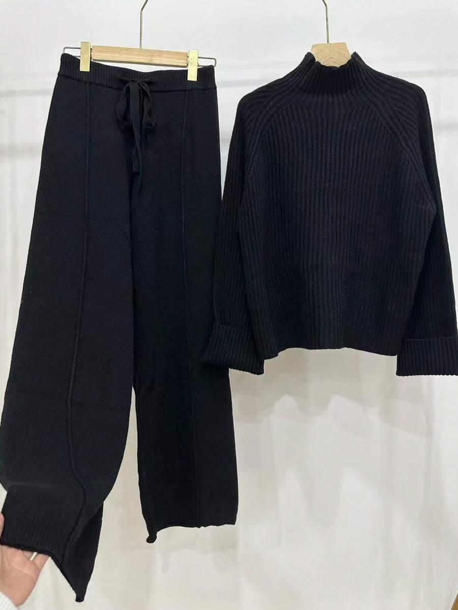 SWETER SPODNIE KOMPLET