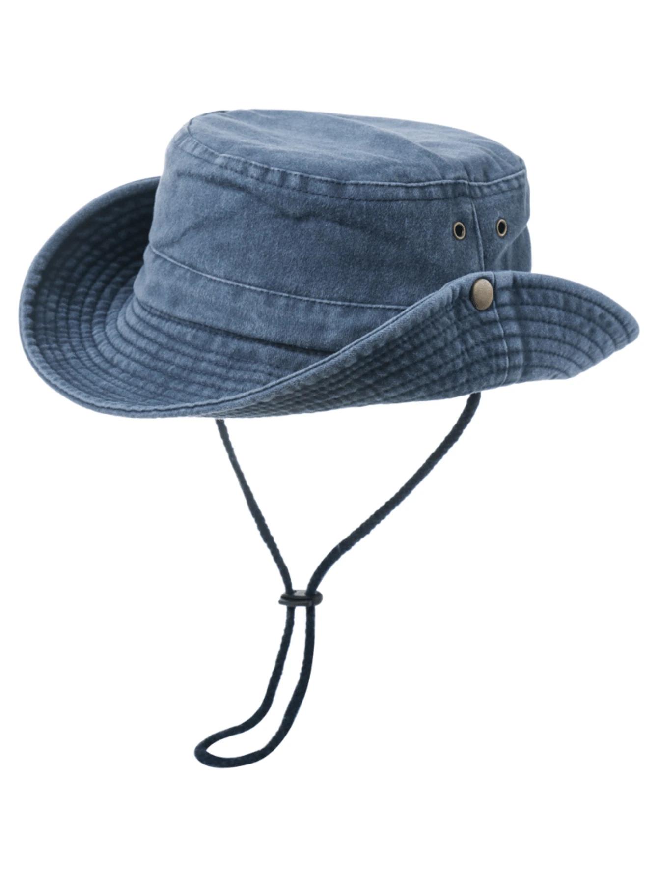 NIEBIESKI KAPELUSZ bucket JEANS
