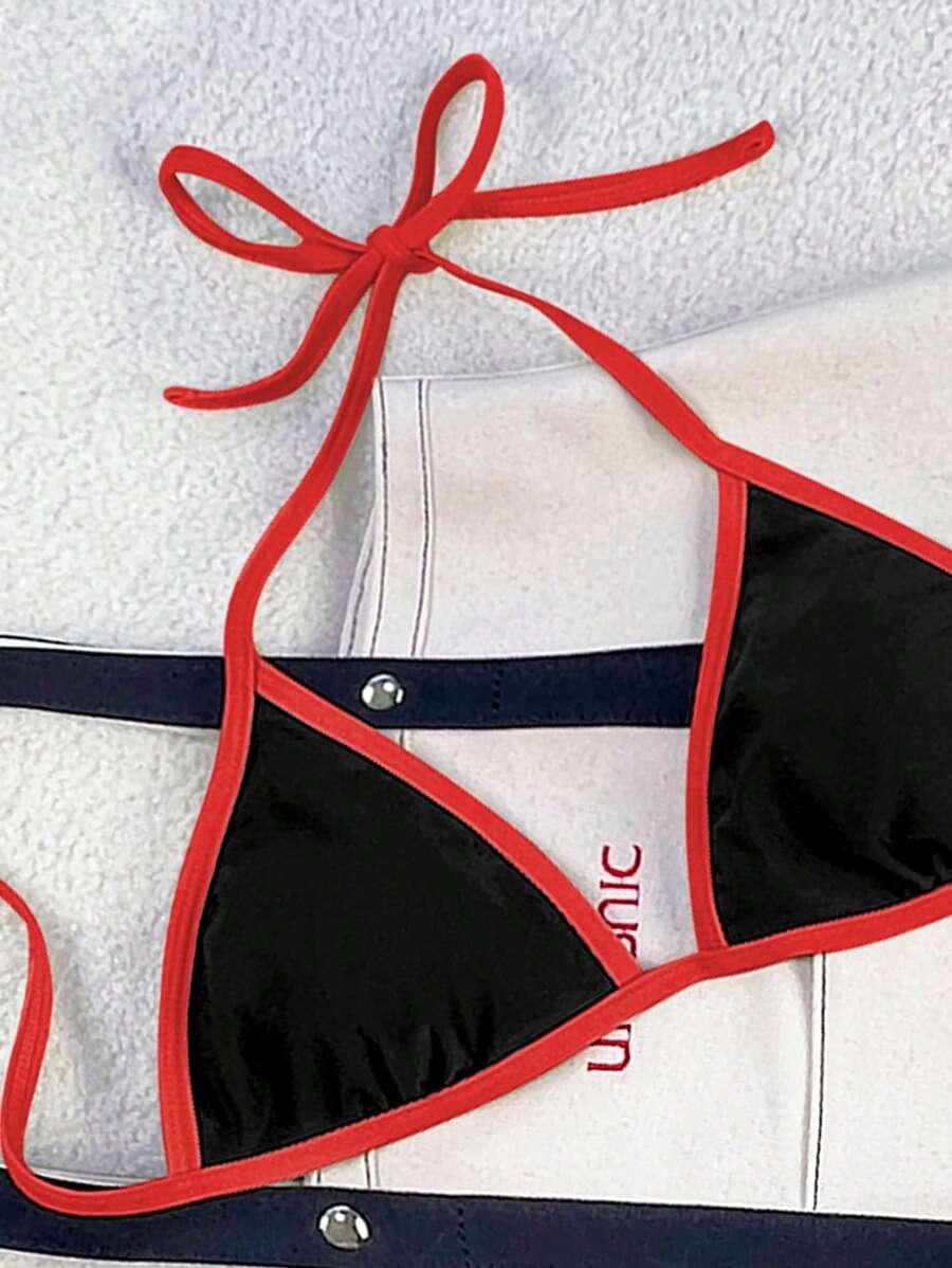 bikini komplet kontrast