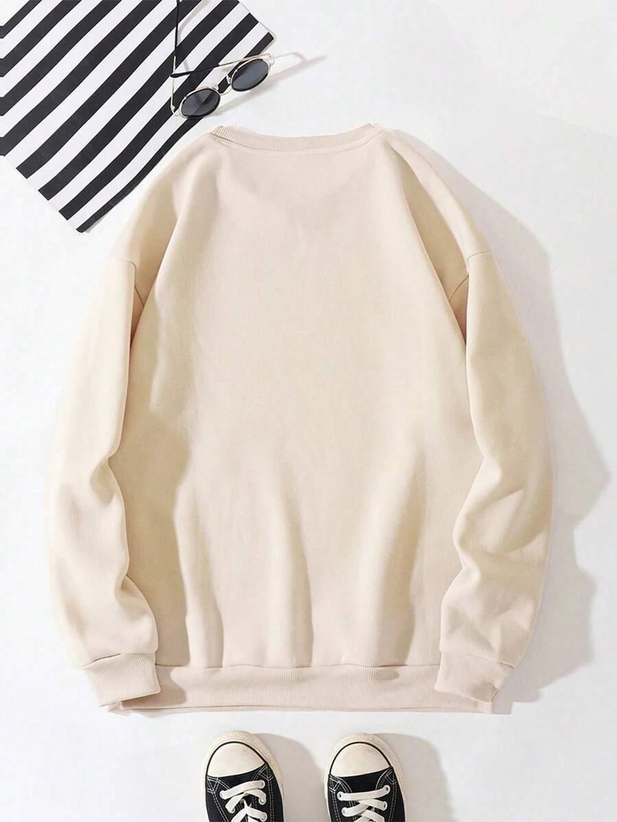 żółta bluza okrągły dekolt