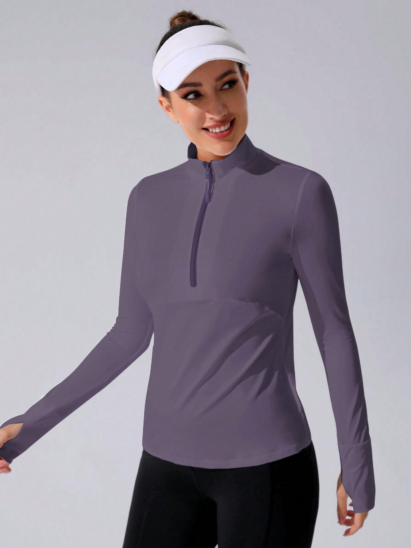 FIOLETOWA BLUZA SPORTOWA
