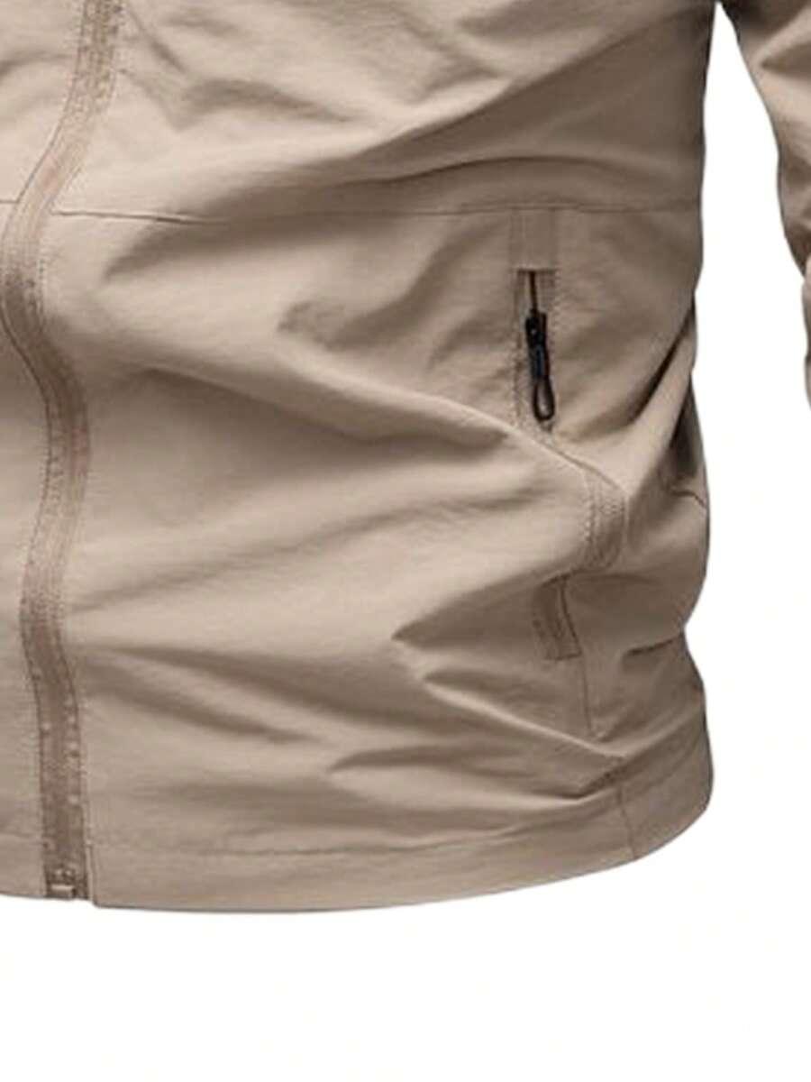 khaki kurtka zamek