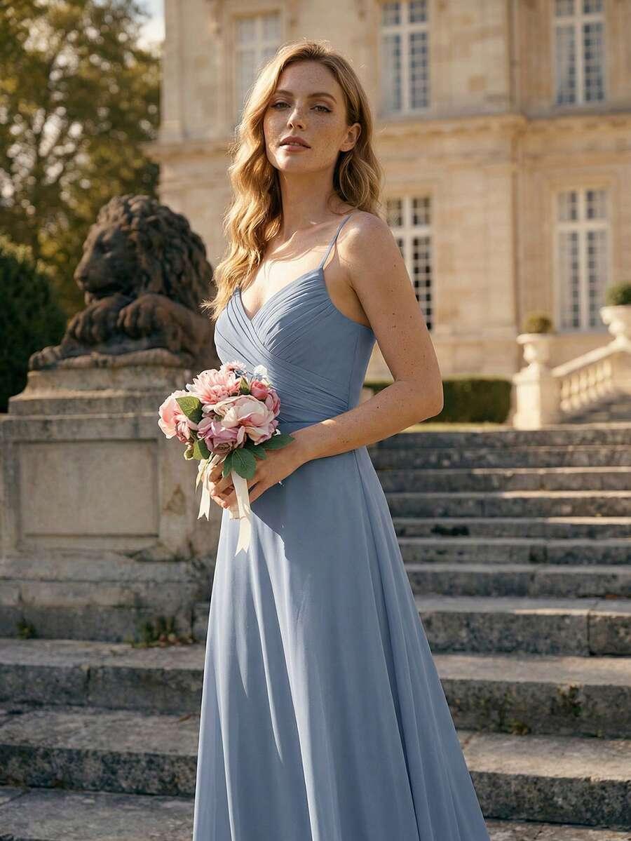 niebieska maxi sukienka 
