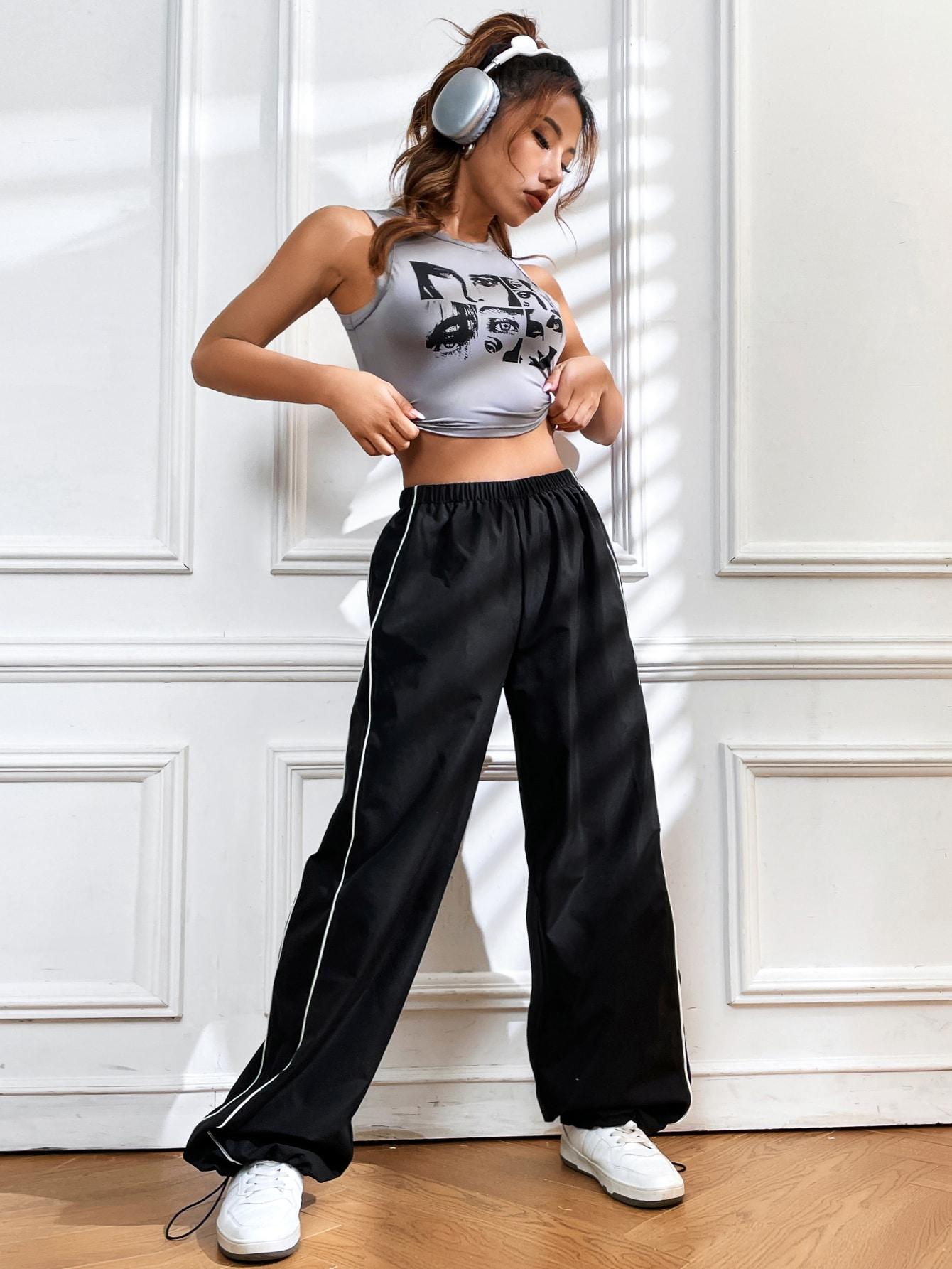 CZARNE SPODNIE CASUAL 