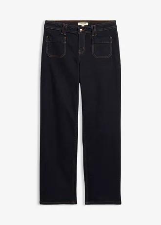 JEANSY DAMSKIE PLUS SIZE BAWEŁNIANE ŚREDNI STAN
