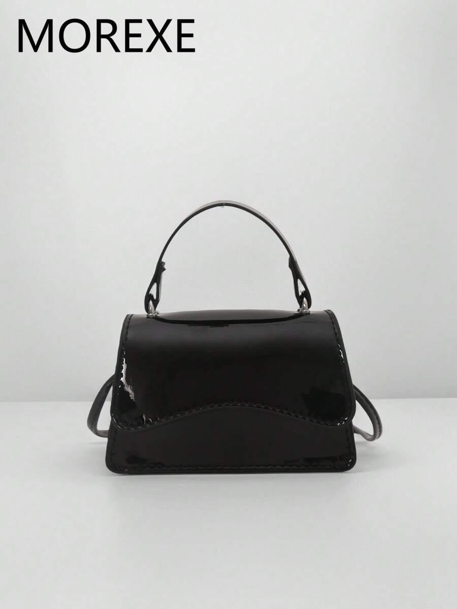 czarna mini torebka