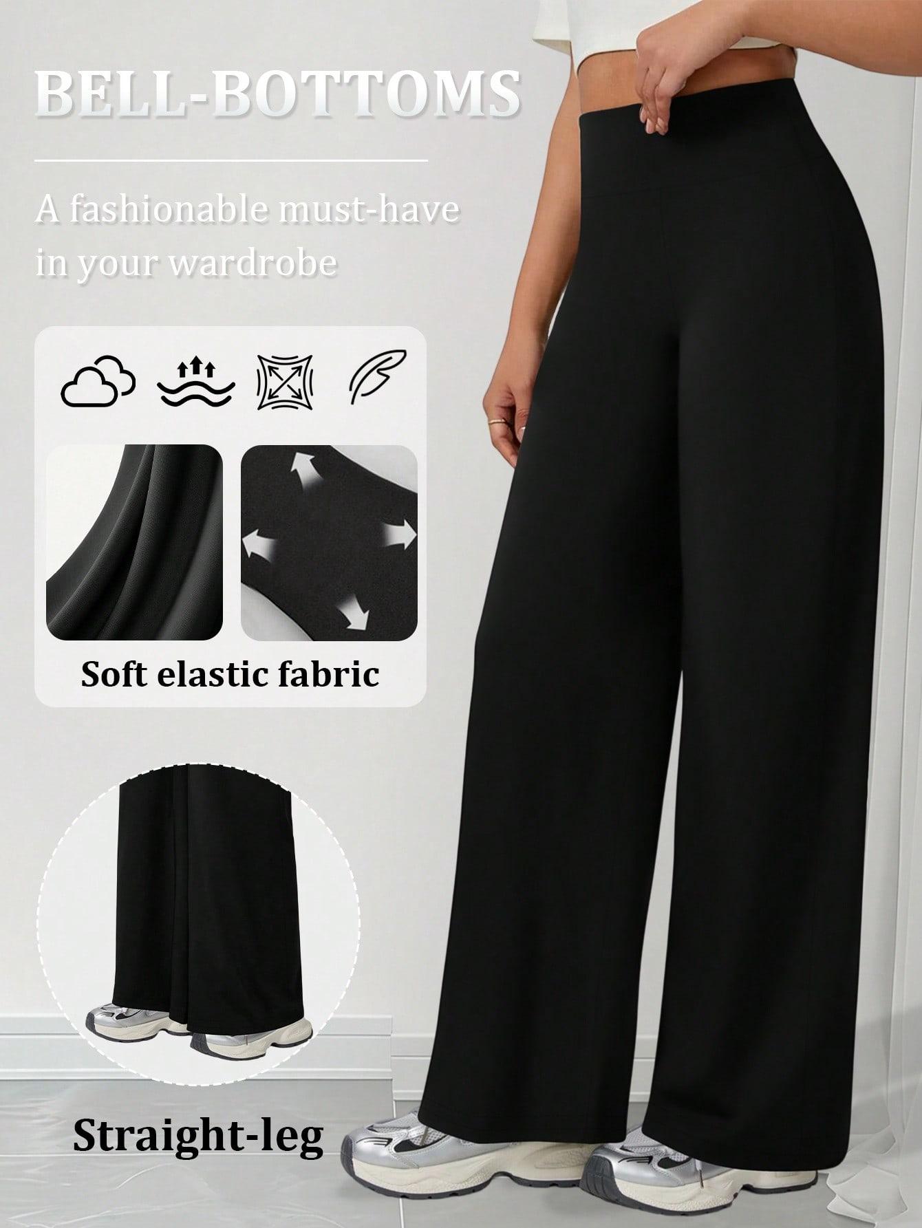 CZARNE LEGGINSY PROSTA NOGAWKA