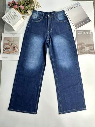 NIEBIESKIE SPODNIE JEANS