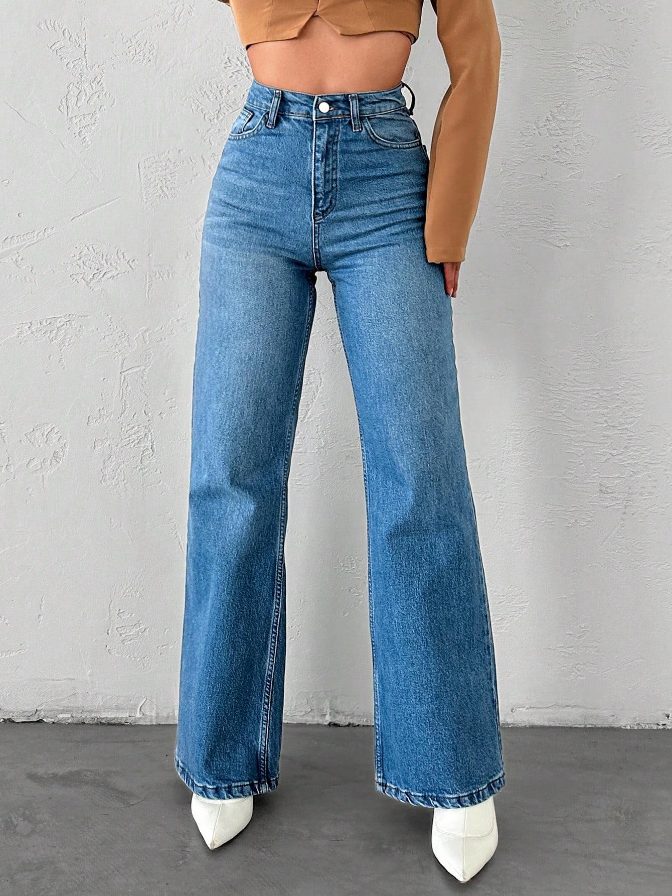NIEBIESKIE SPODNIE JEANS