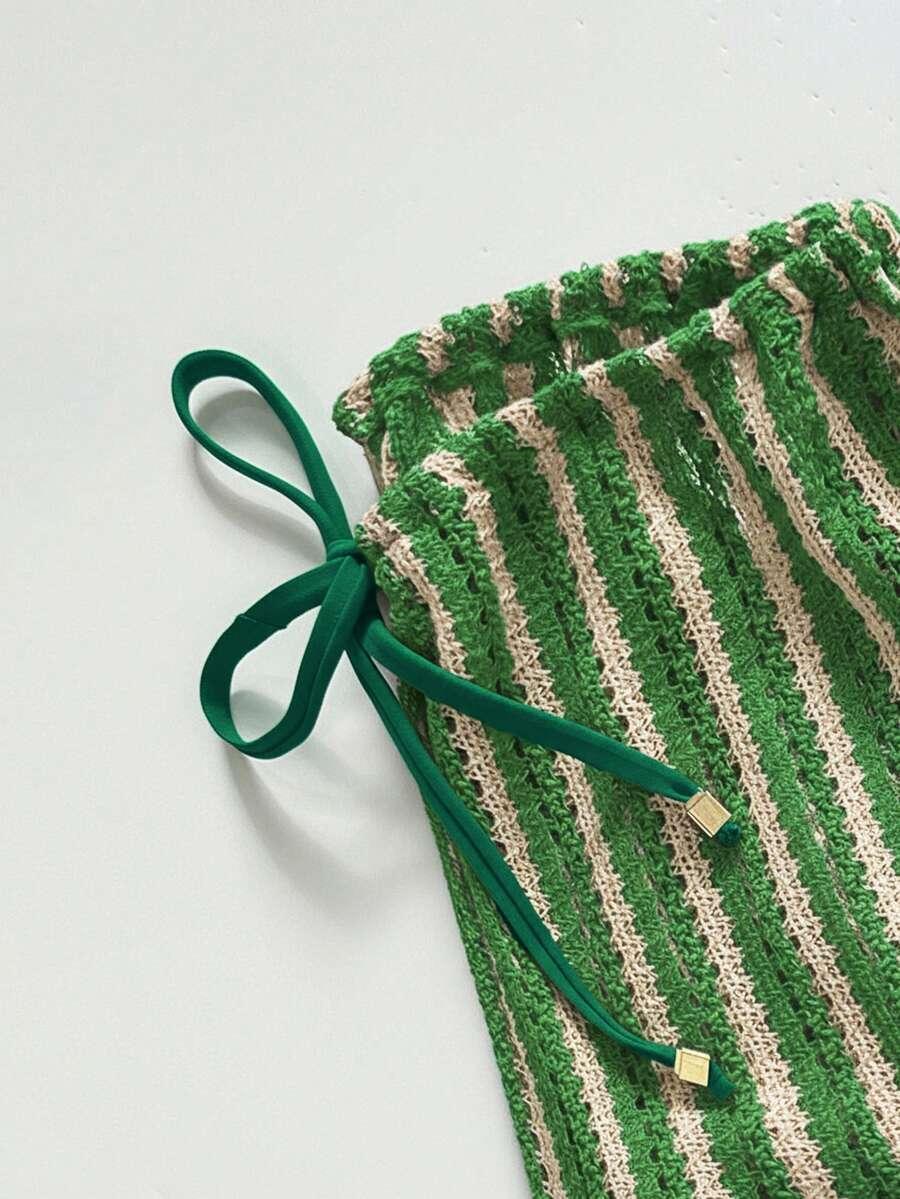 3-częściowy komplet plażowy bikini spodnie