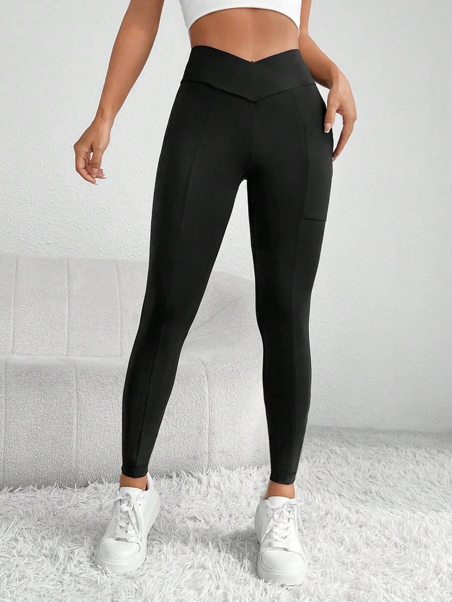 czarne legginsy wysoki stan 