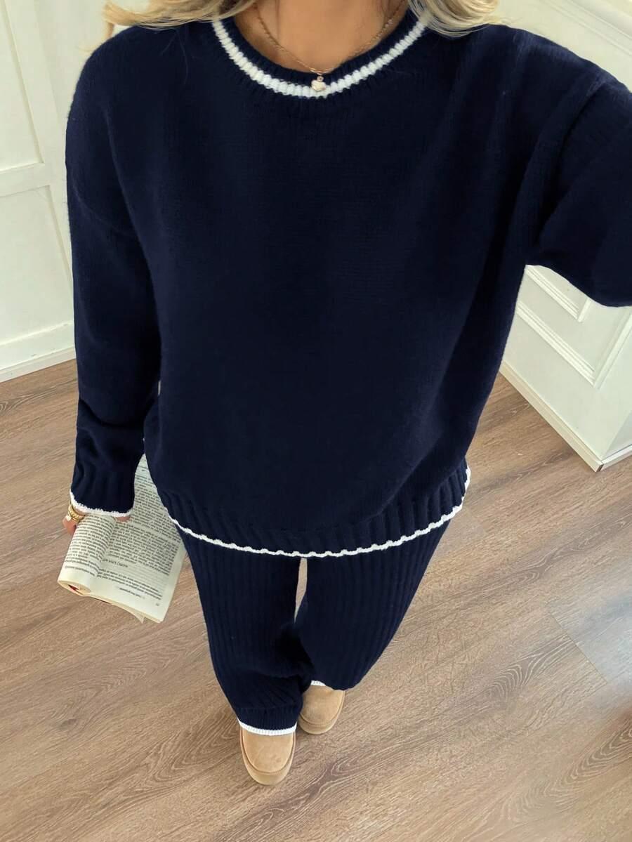 KOMPLET SWETER SPODNIE 