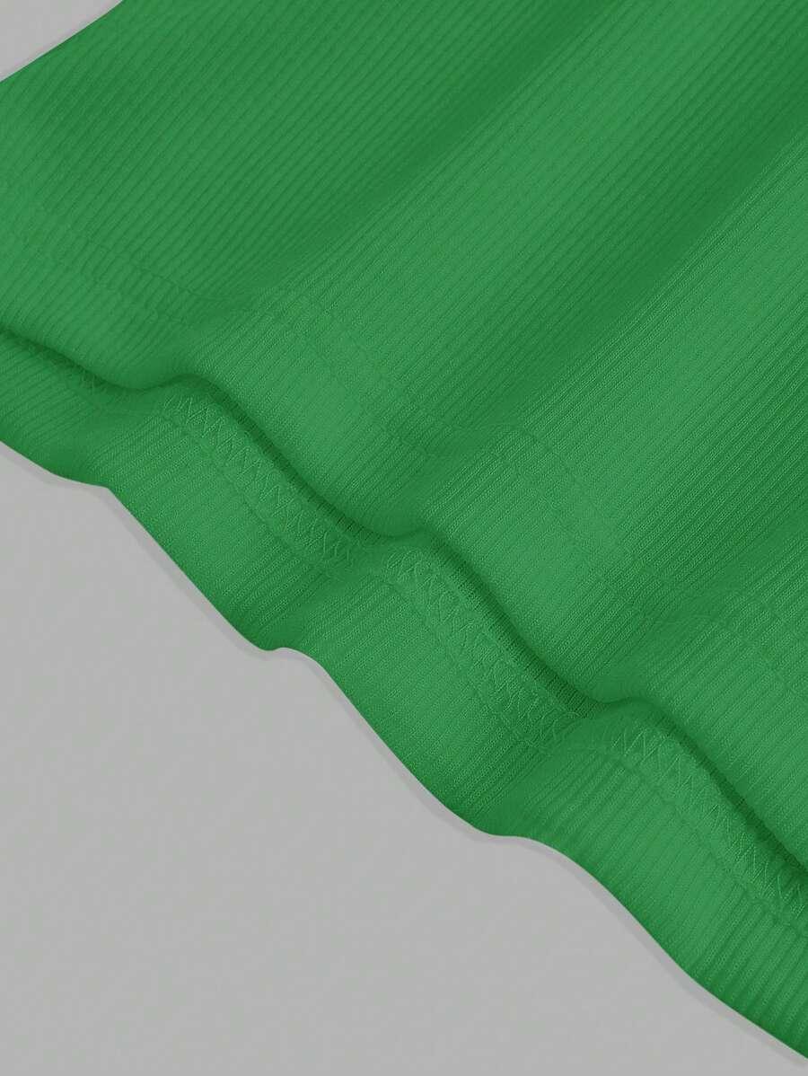 zielony top basic