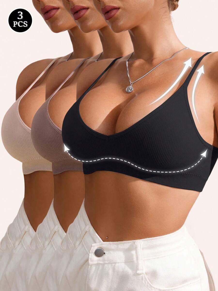PRĄŻKOWANY BIUSTONOSZ 3-PACK
