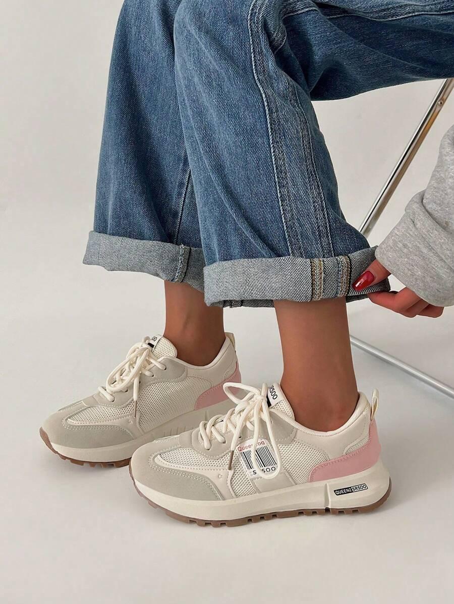 beżowe buty sportowe