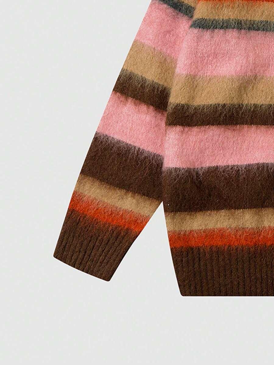  SWETER ROZPINANY W PASKI Z DŁUGIM RĘKAWEM 