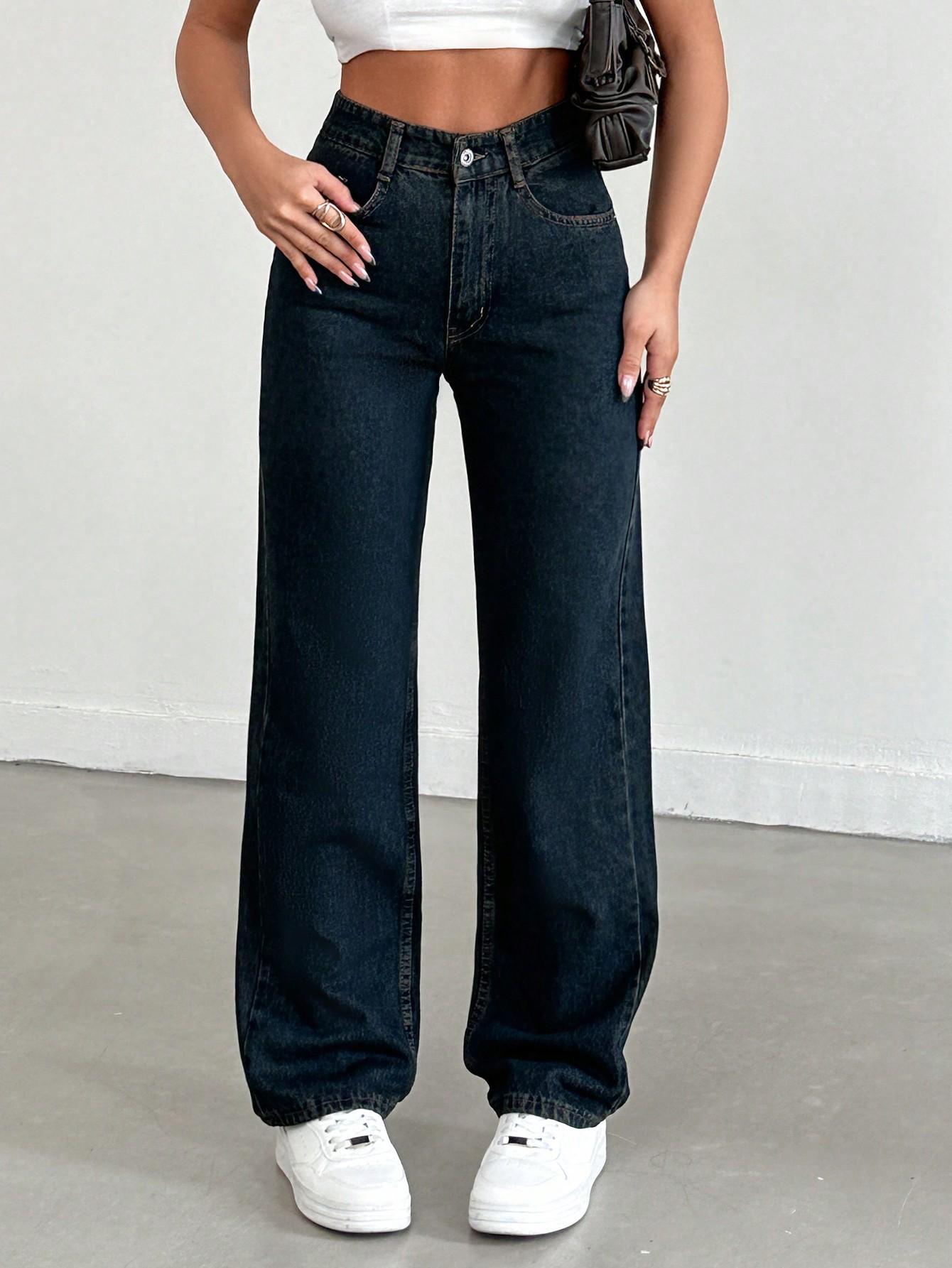 SPODNIE JEANS WYSOKI STAN