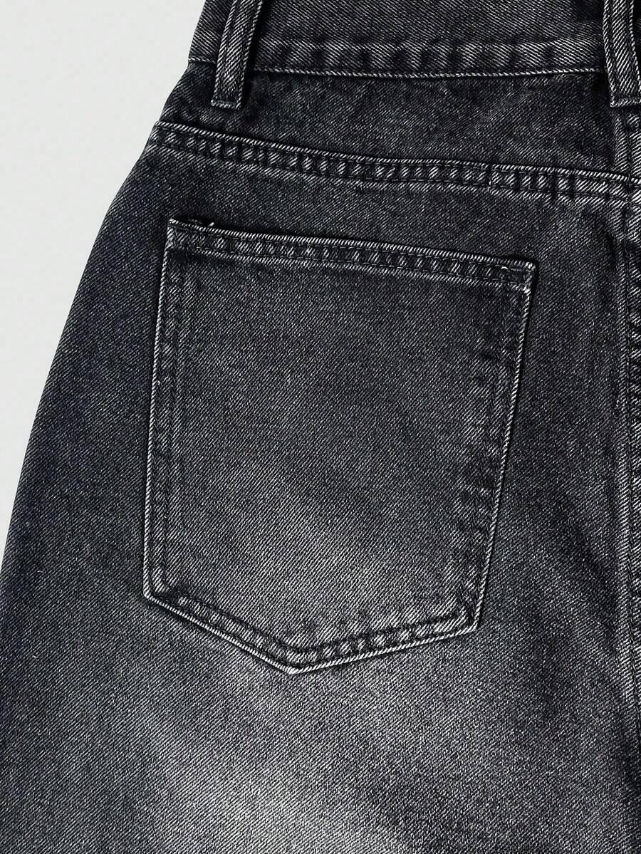 czarne spodnie jeans
