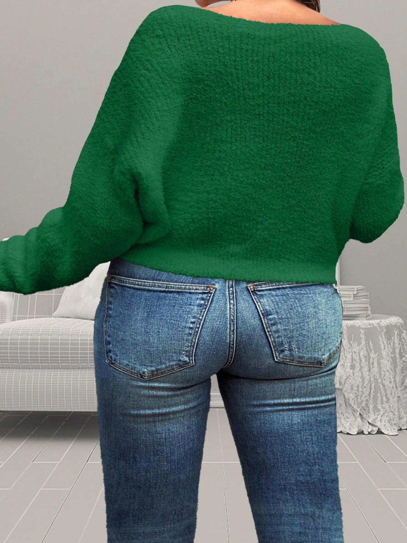 KROTKI SWETER DAMSKI