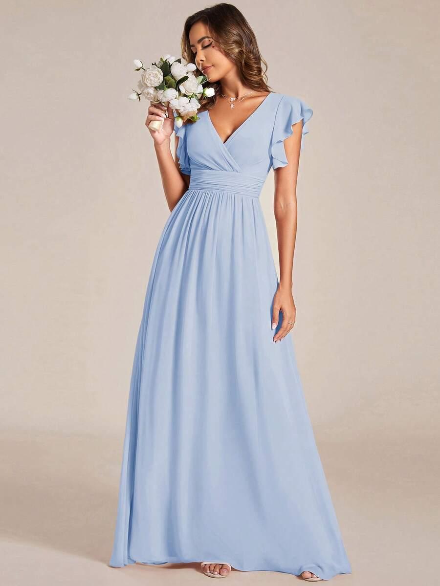 NIEBIESKA MAXI SUKIENKA
